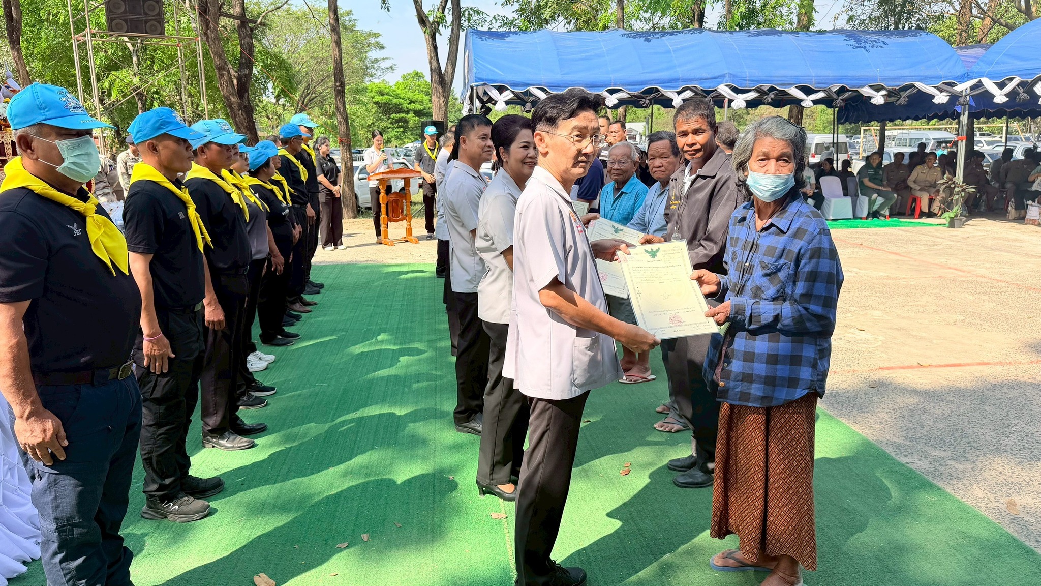 title - ส.ป.ก.ยโสธร ร่วมปฏิบัติงานหน่วยแพทย์อาสา สมเด็จพระศรีนครินทราบรมราชชนนี (พอ.สว.) ร่วมกับโครงการจังหวัดเคลื่อนที่  